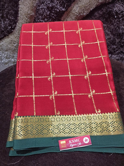 Pure Mysore Silk Saree.