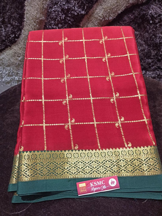 Pure Mysore Silk Saree.