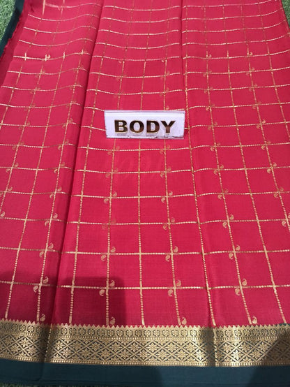 Pure Mysore Silk Saree.