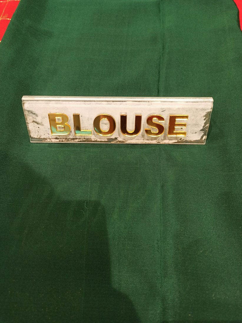 Pure Mysore Silk Saree.