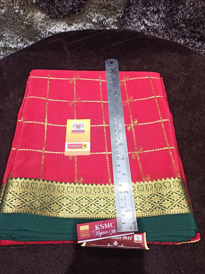 Pure Mysore Silk Saree.