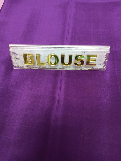 Pure Mysore Silk Saree.