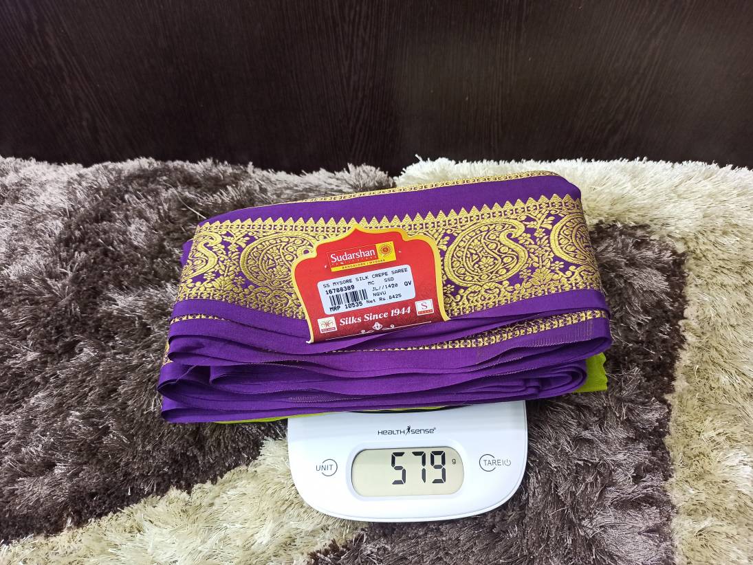 Pure Mysore Silk Saree.