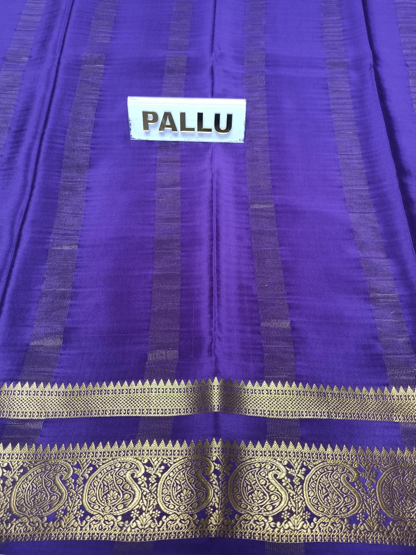 Pure Mysore Silk Saree.