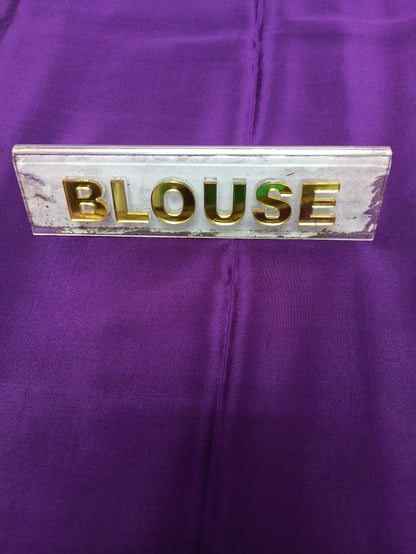 Pure Mysore Silk Saree.