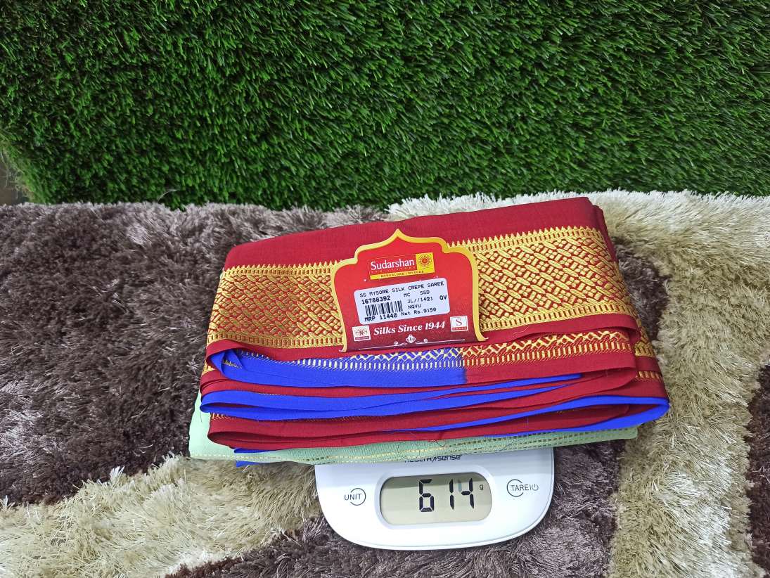 Pure Mysore Silk Saree.