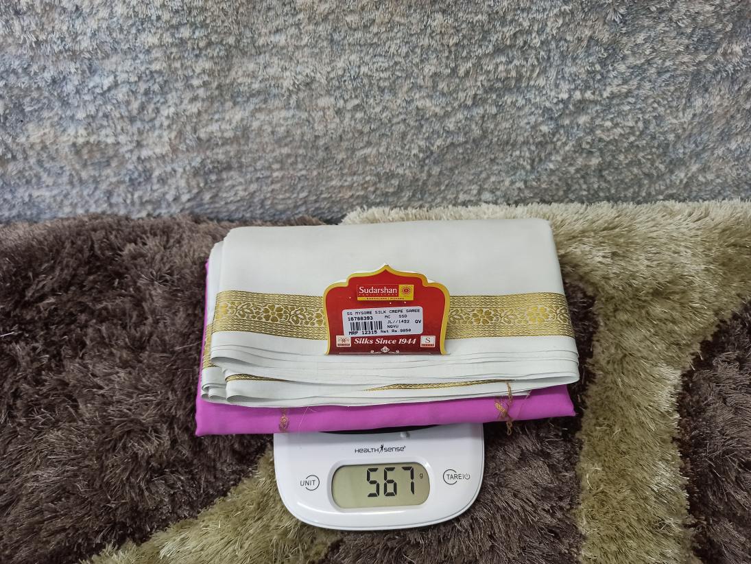 Pure Mysore Silk Saree.