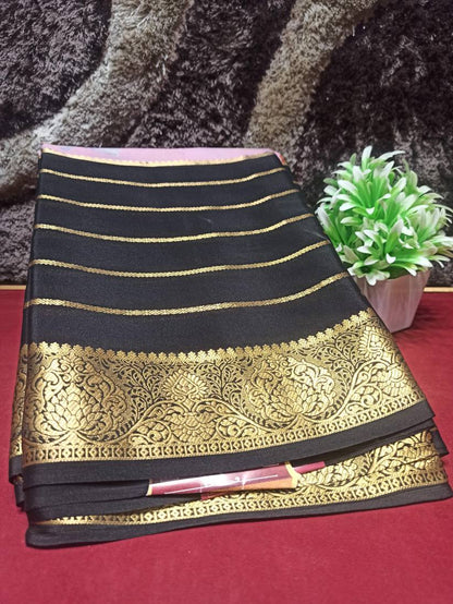 Pure Mysore Silk Saree.