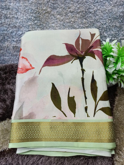 Pure Mysore Silk Saree.