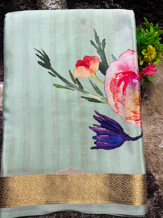 Pure Mysore Silk Saree.