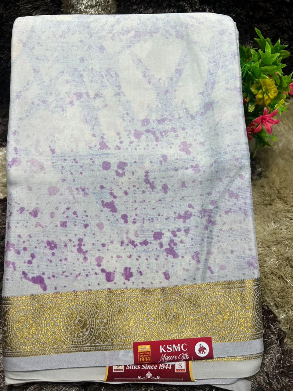 Pure Mysore Silk Saree.