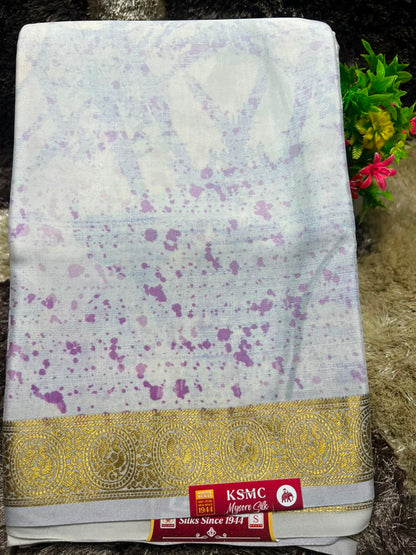 Pure Mysore Silk Saree.