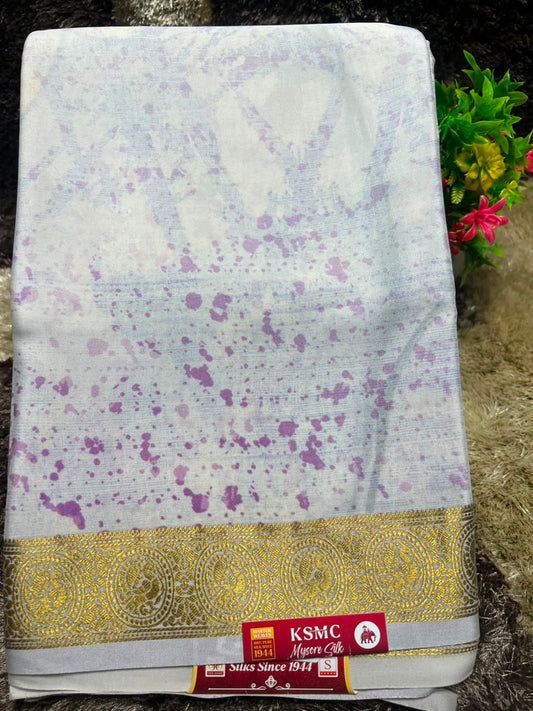 Pure Mysore Silk Saree.