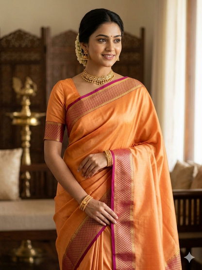 Pure Mysore Silk Saree.