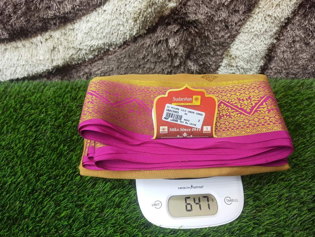 Pure Mysore Silk Saree.