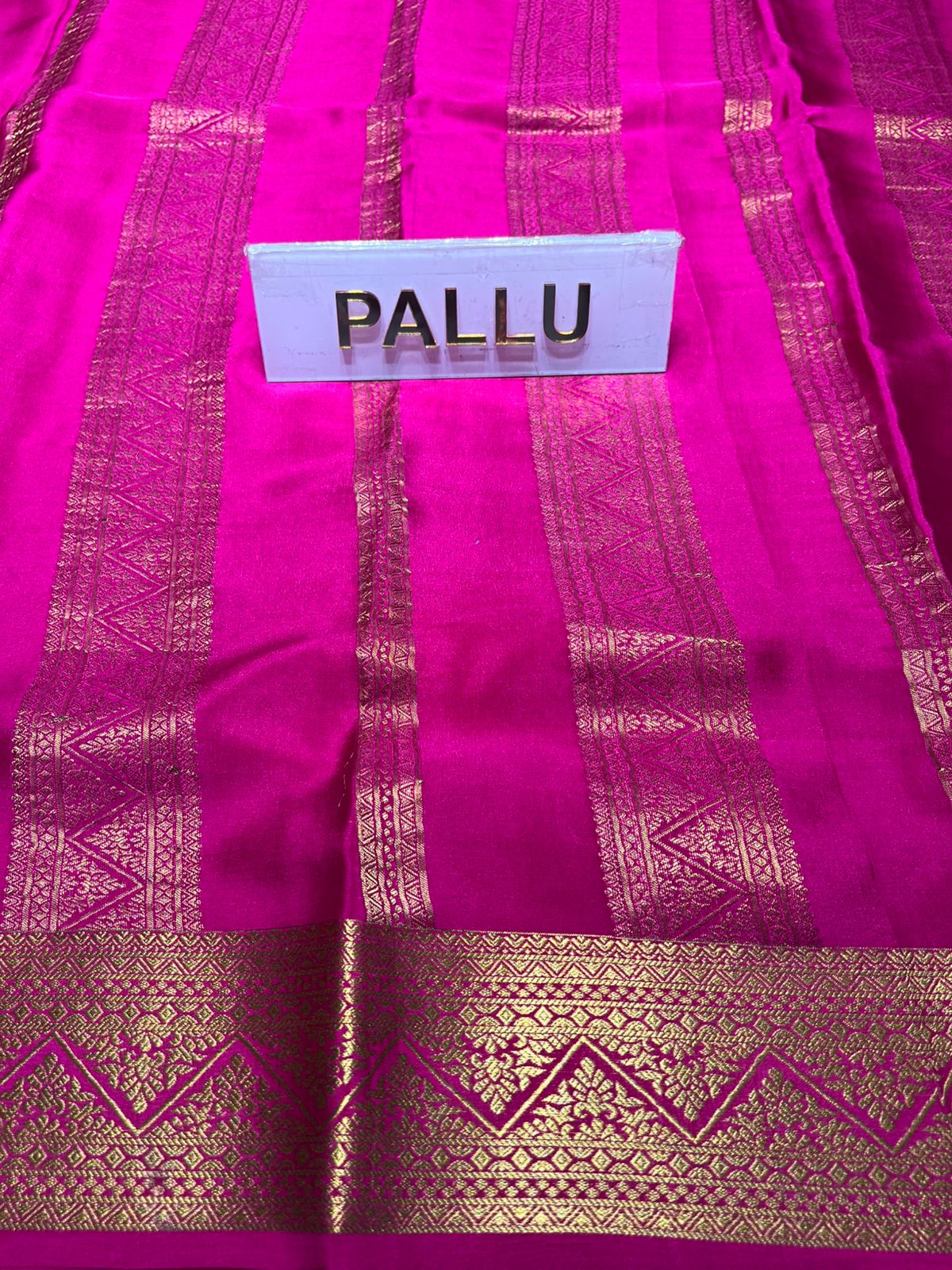 Pure Mysore Silk Saree.