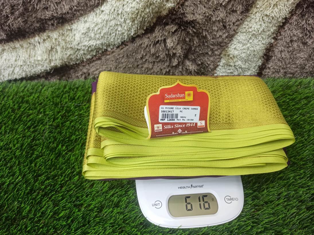 Pure Mysore Silk Saree.