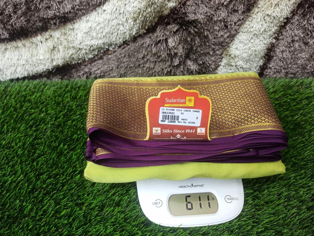 Pure Mysore Silk Saree.