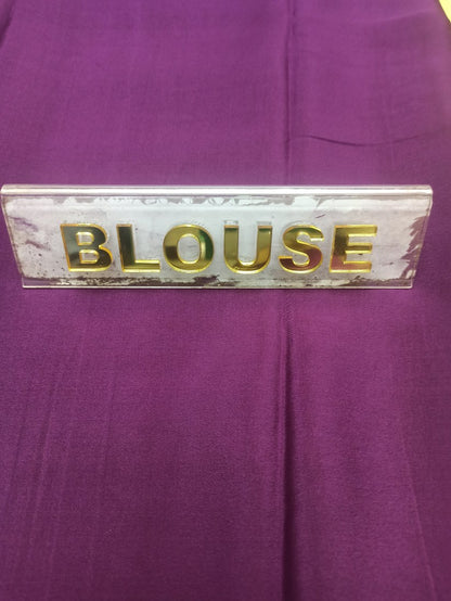 Pure Mysore Silk Saree.