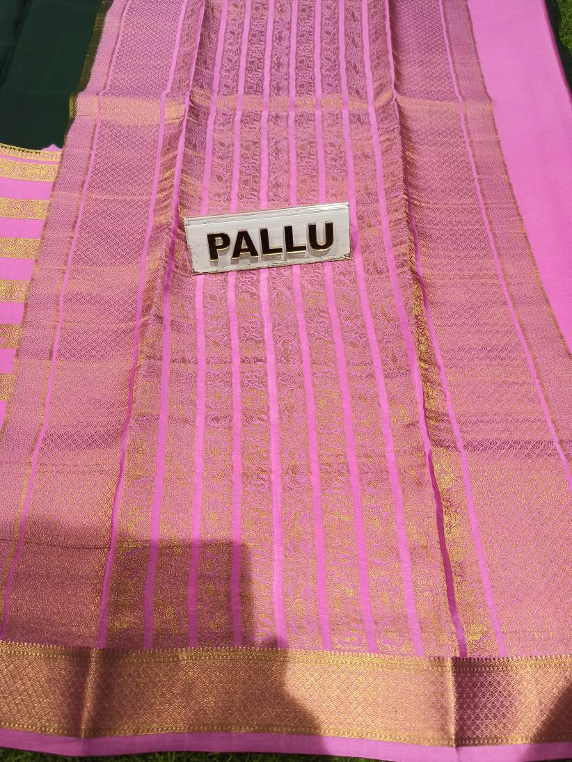 Pure Mysore Silk Saree.