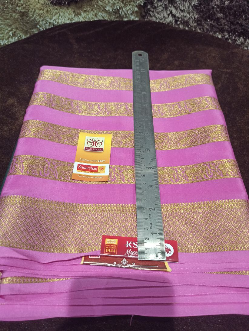 Pure Mysore Silk Saree.