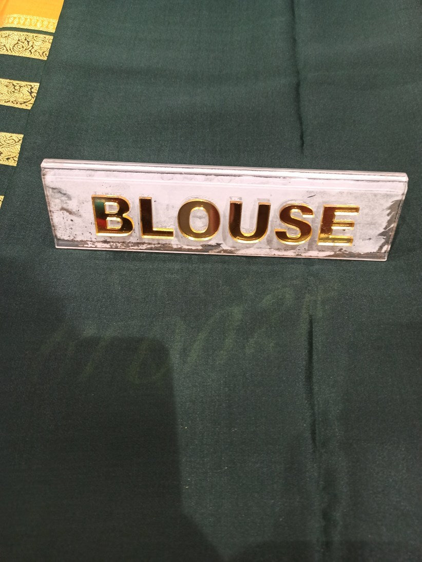 Pure Mysore Silk Saree.