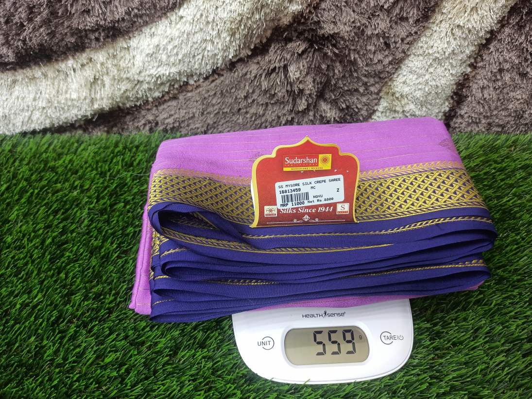 Pure Mysore Silk Saree.