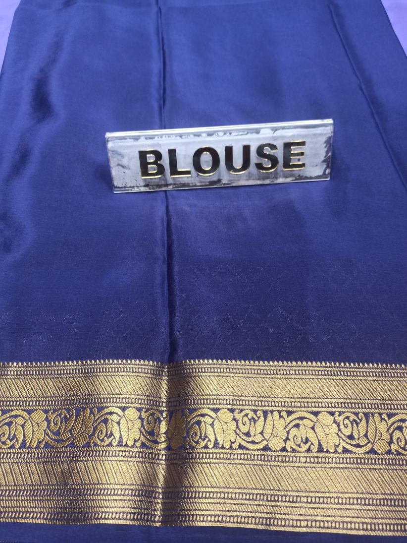 Pure Mysore Silk Saree.
