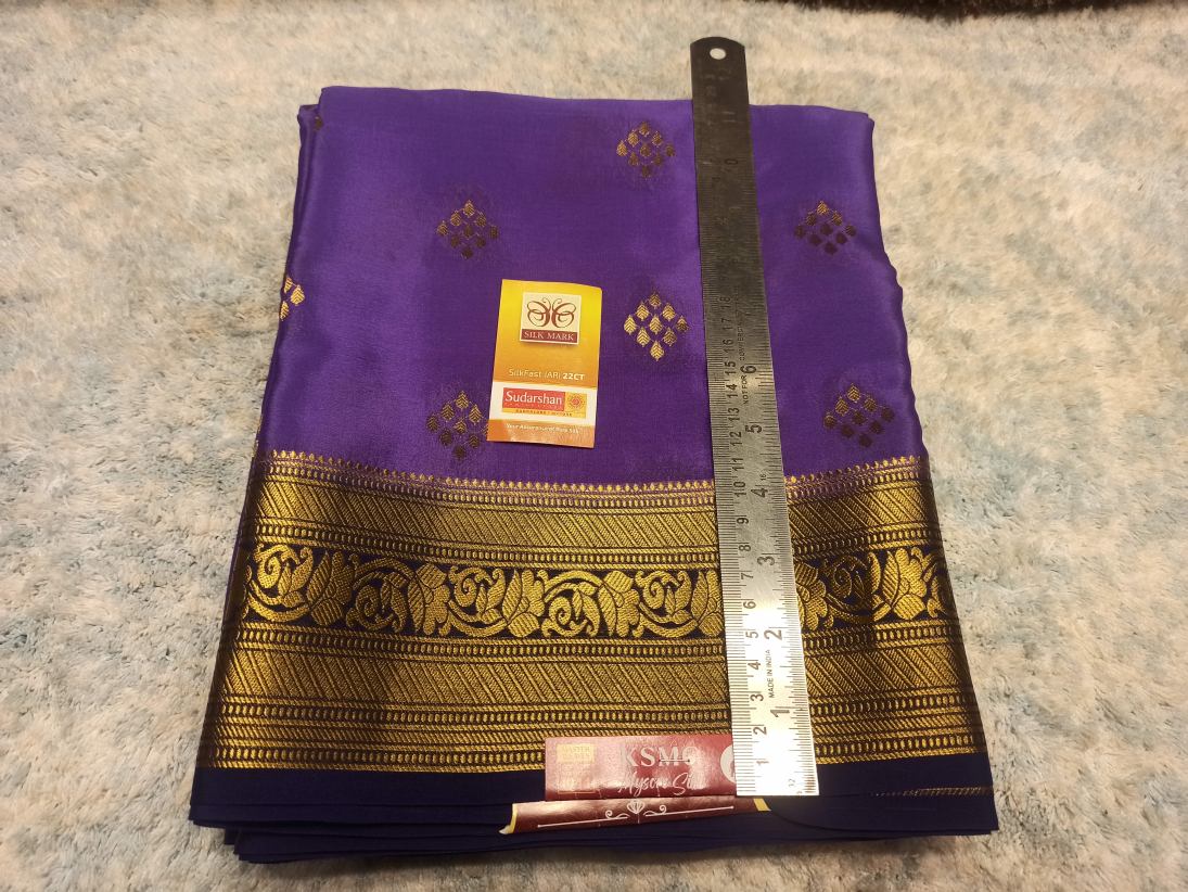 Pure Mysore Silk Saree.