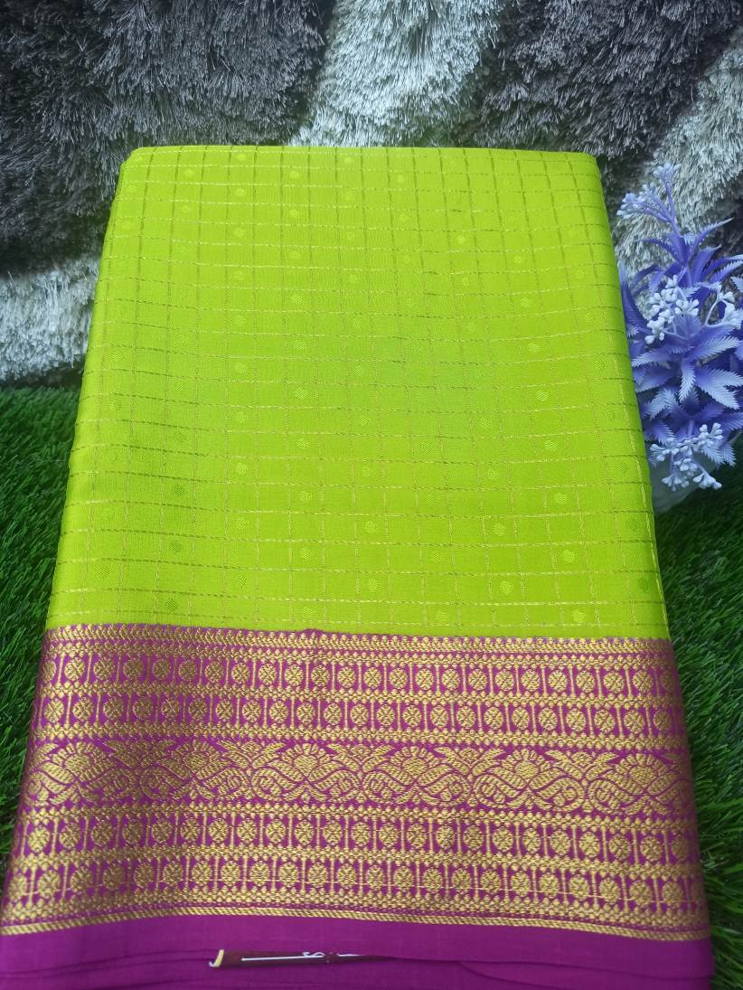 Pure Mysore Silk Saree.