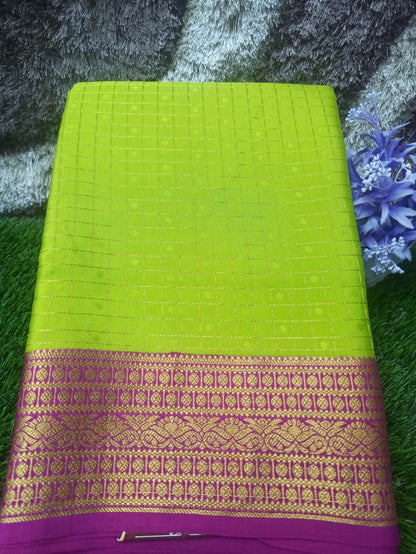 Pure Mysore Silk Saree.