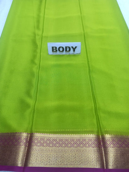 Pure Mysore Silk Saree.