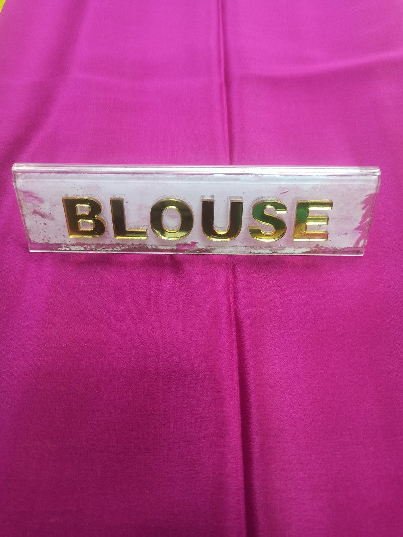 Pure Mysore Silk Saree.