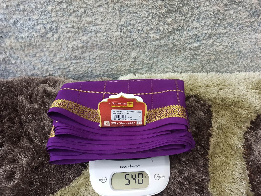 Pure Mysore Silk Saree.