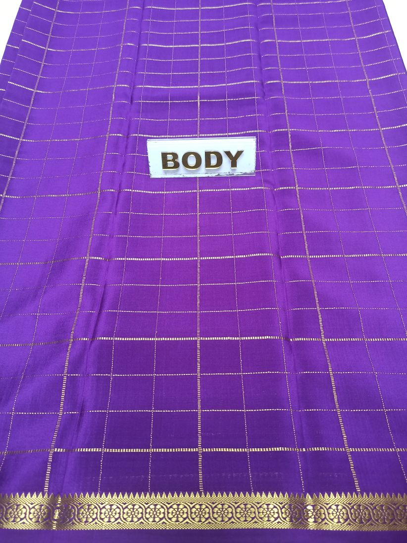 Pure Mysore Silk Saree.