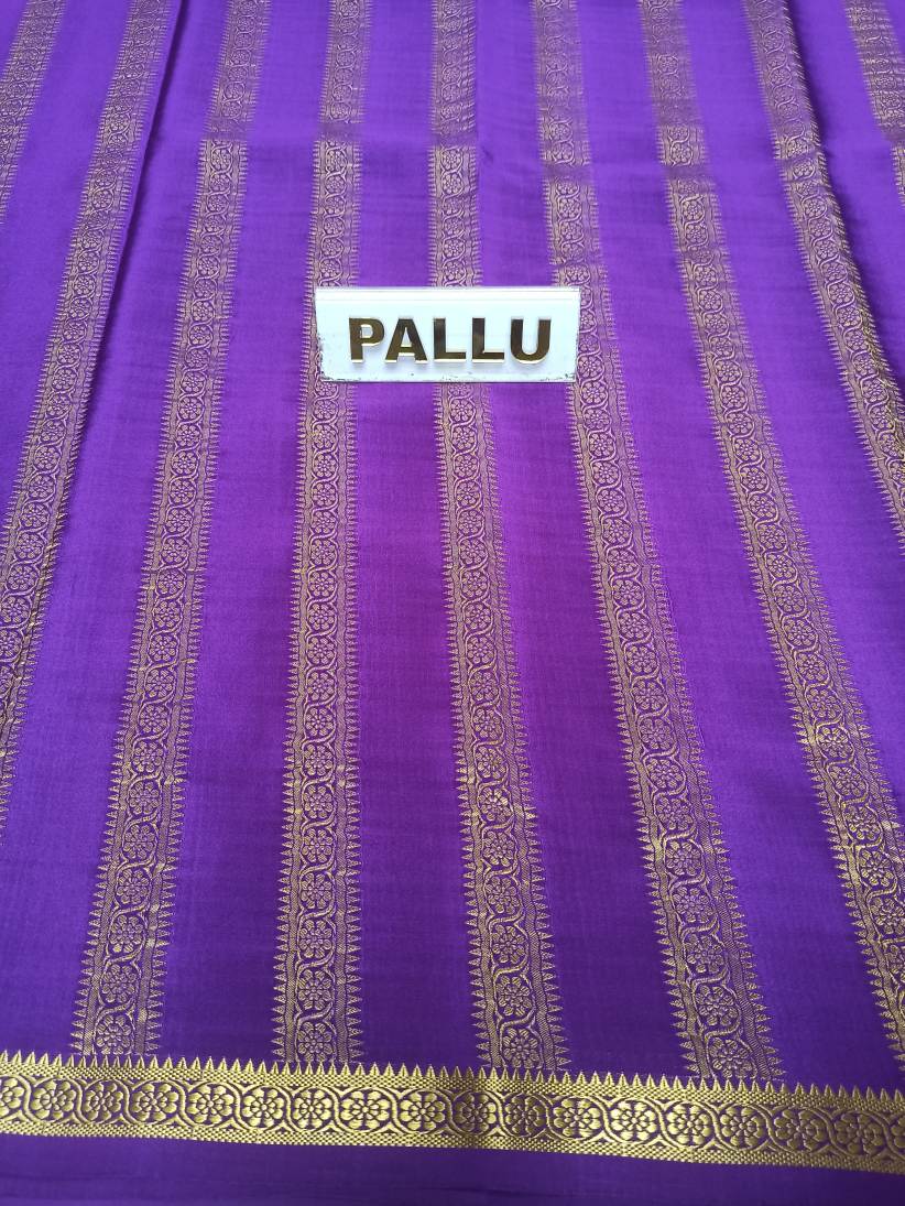 Pure Mysore Silk Saree.