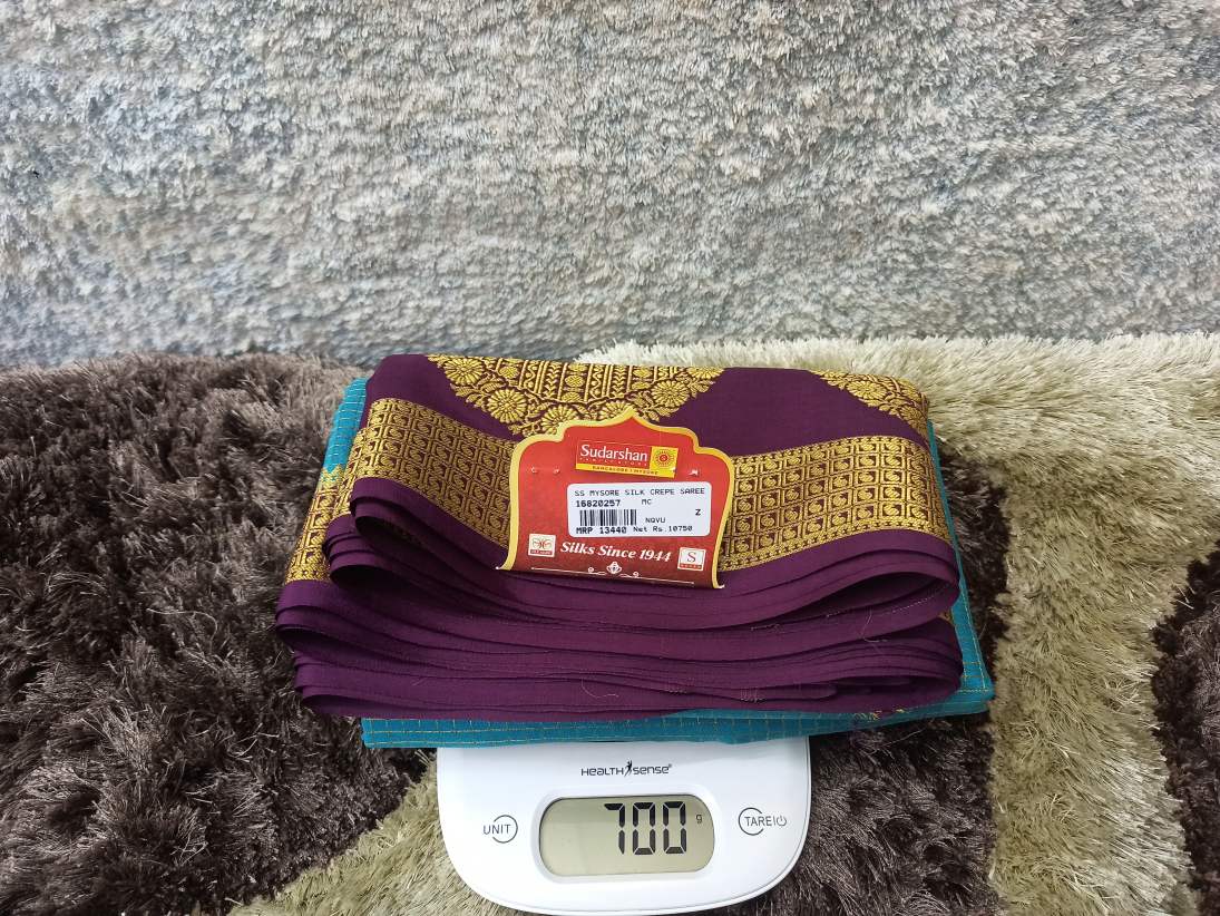 Pure Mysore Silk Saree.