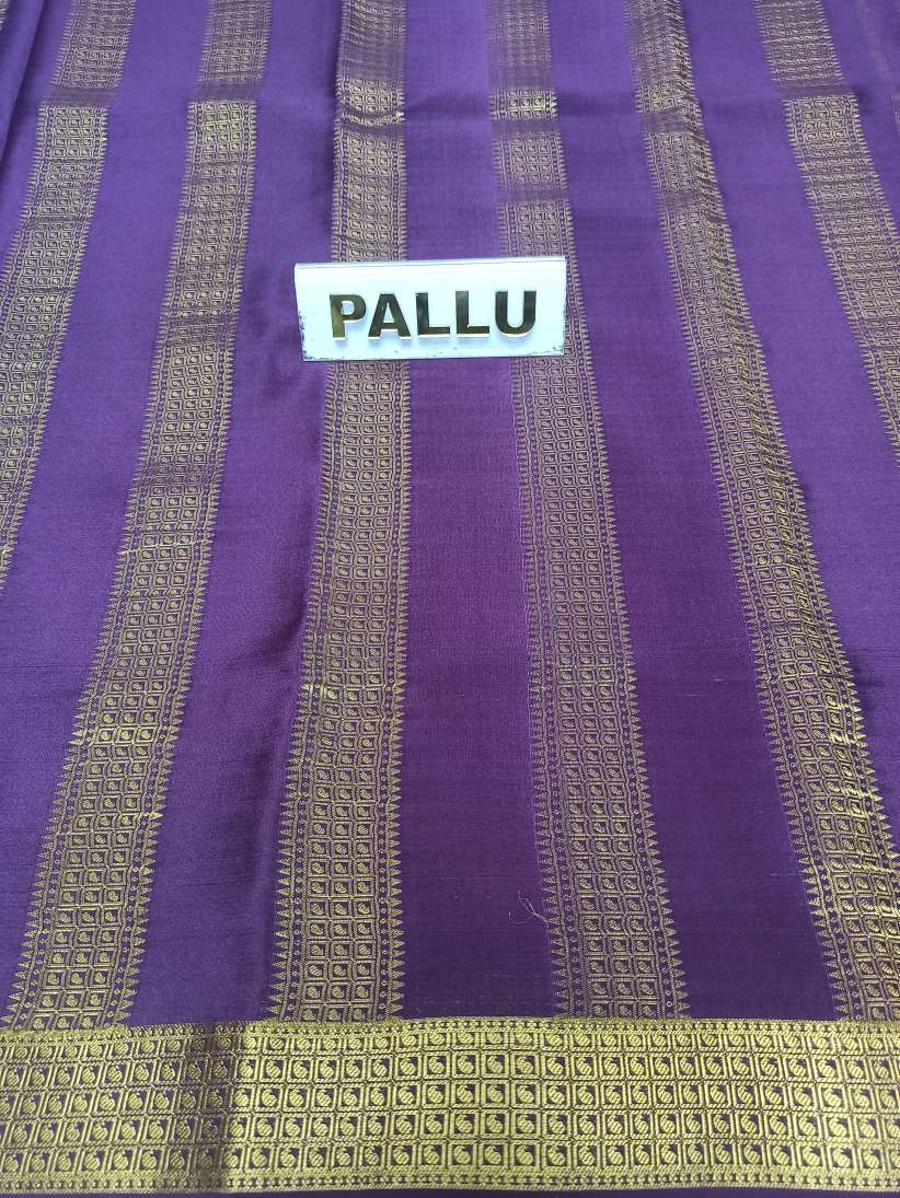 Pure Mysore Silk Saree.