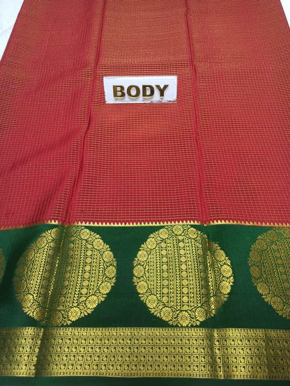 Pure Mysore Silk Saree.