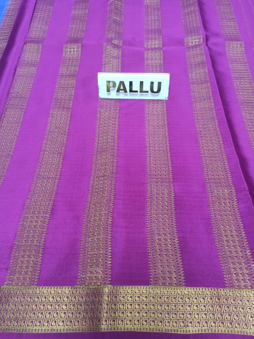 Pure Mysore Silk Saree.