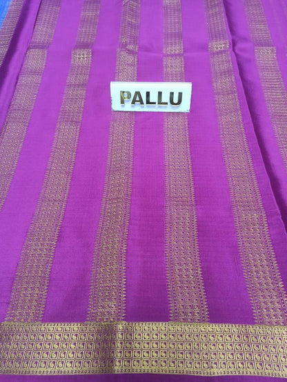Pure Mysore Silk Saree.