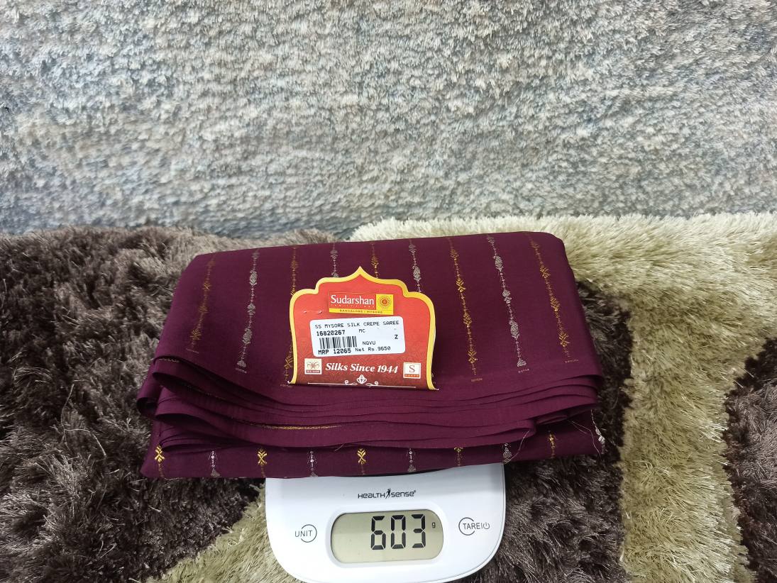 Pure Mysore Silk Saree.