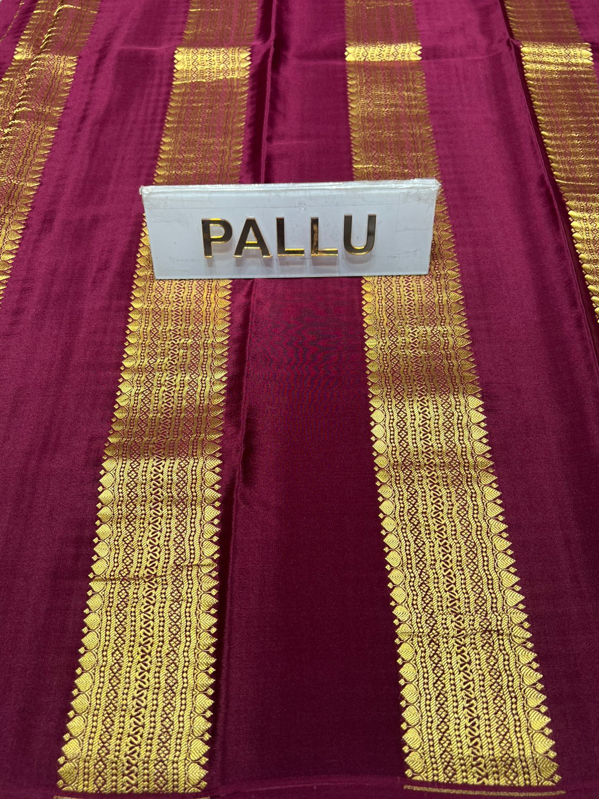 Pure Mysore Silk Saree.