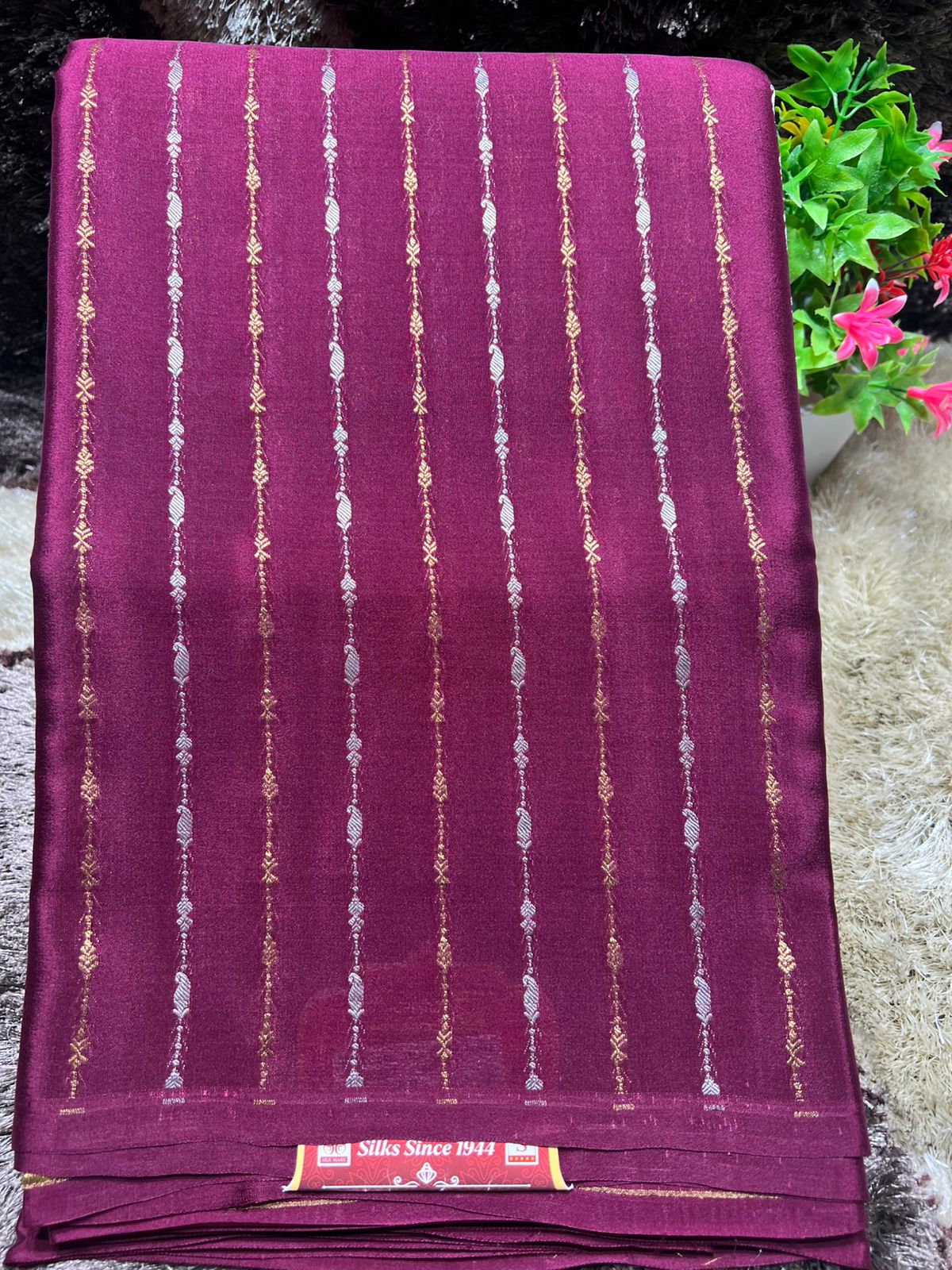 Pure Mysore Silk Saree.
