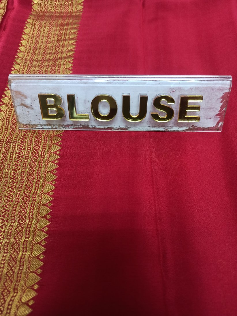 Pure Mysore Silk Saree.