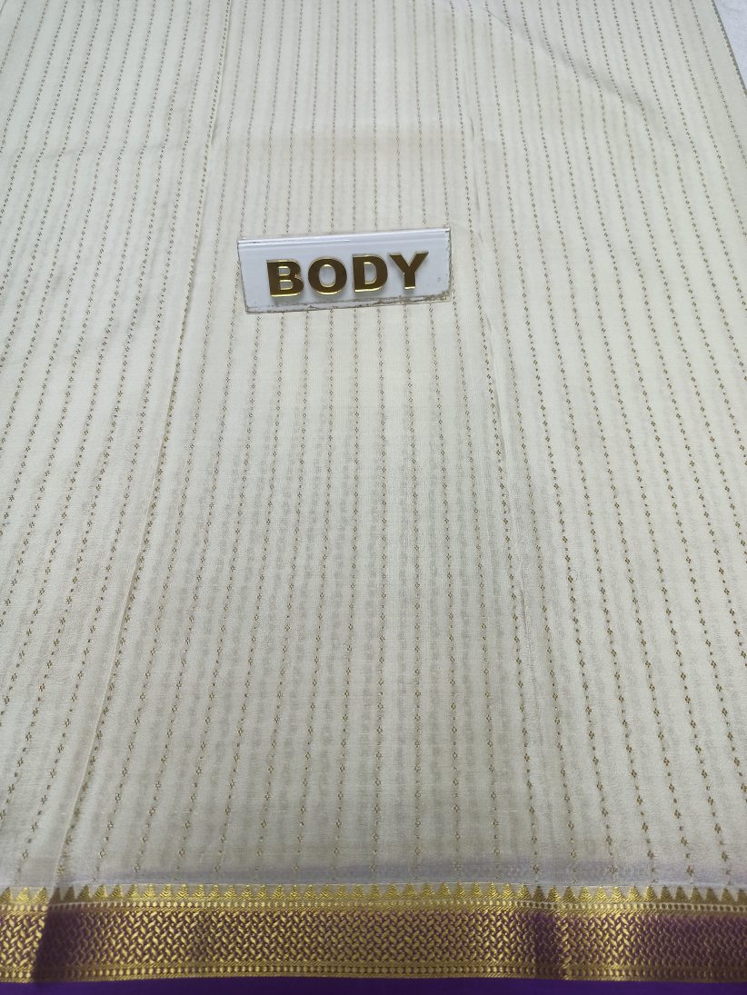 Pure Mysore Silk Saree.