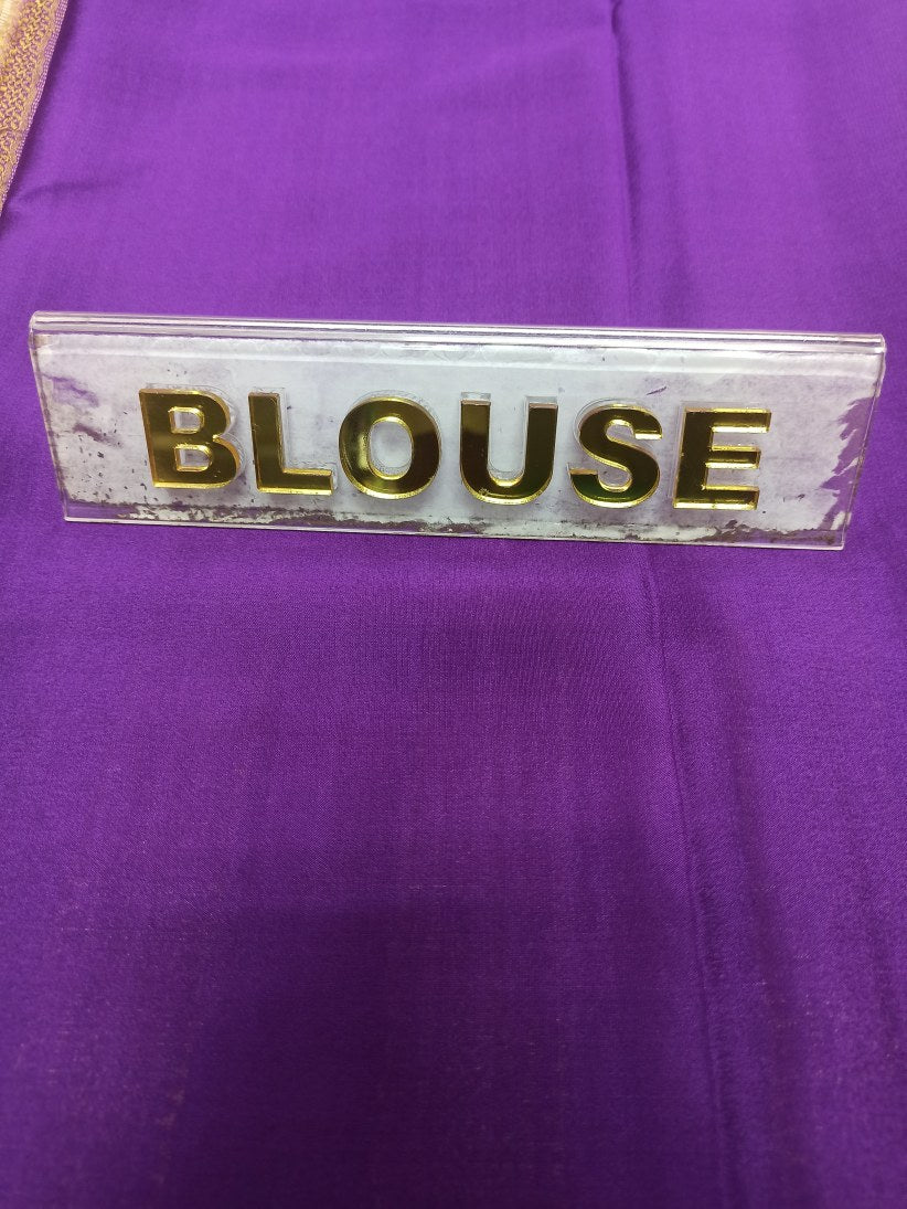 Pure Mysore Silk Saree.