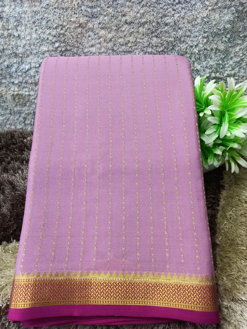 Pure Mysore Silk Saree.