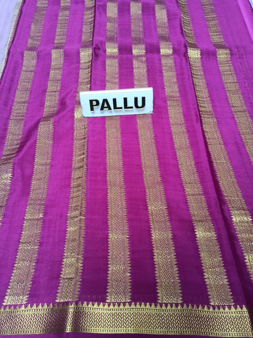 Pure Mysore Silk Saree.