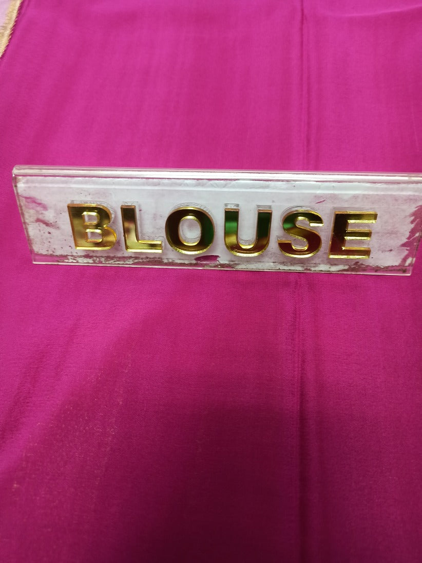 Pure Mysore Silk Saree.